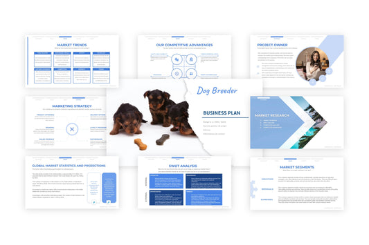 23 data to include in the business plan of your dog breeding business