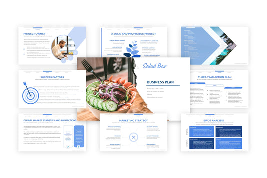 23 data to include in the business plan of your salad bar establishment