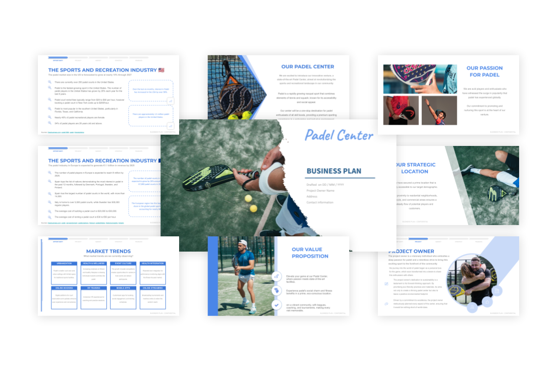 Padel Center Business Plan