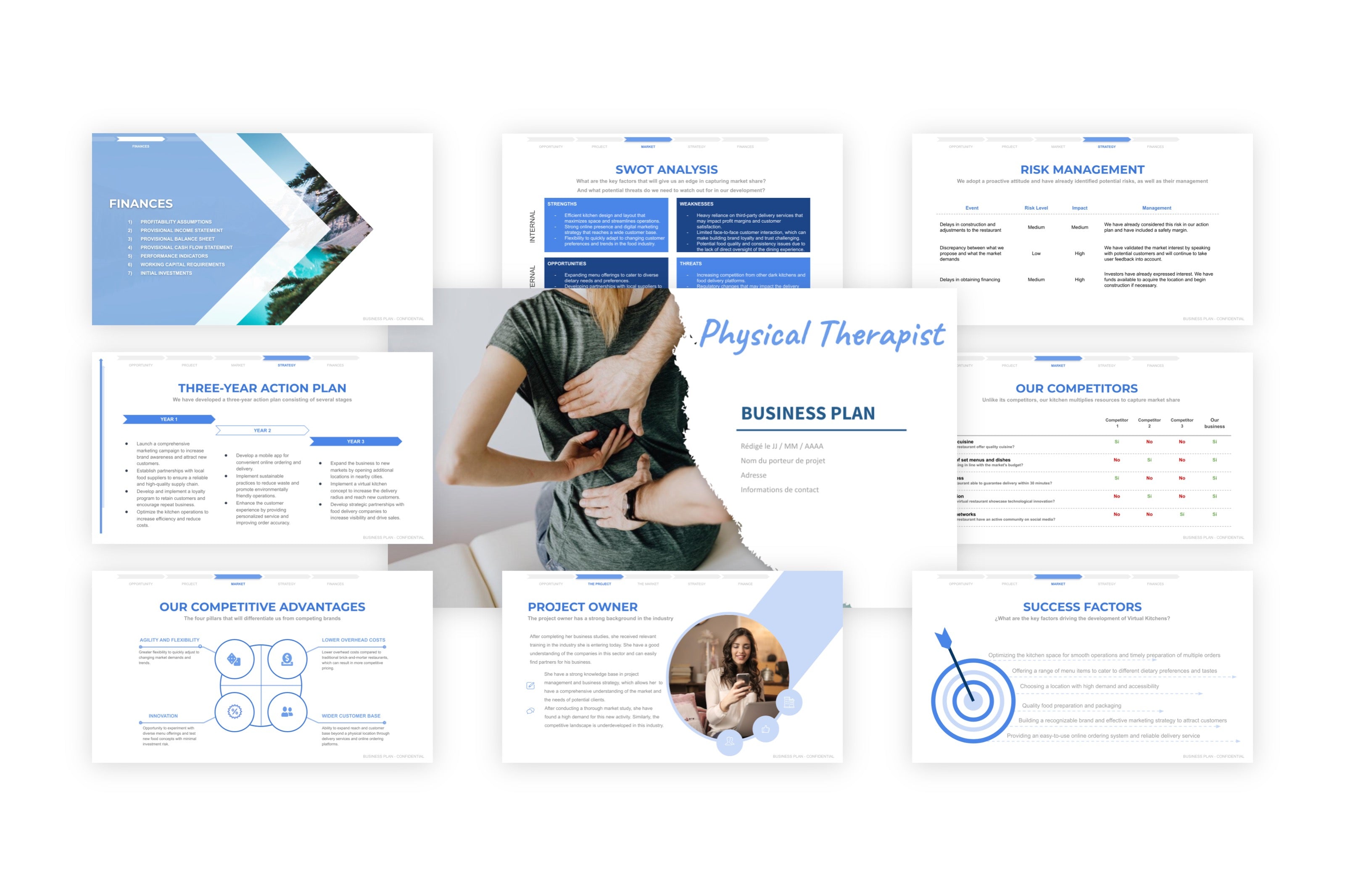 Business plan for a physical therapist (example, .ppt, .pdf) BusinessDojo