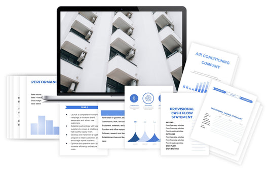 Air Conditioning Company: avg revenue, profit and margins