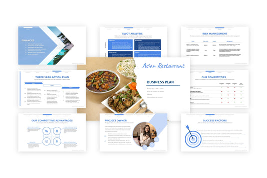 A free sample of an Asian restaurant project presentation