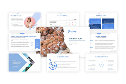 A free sample of a bakery project presentation