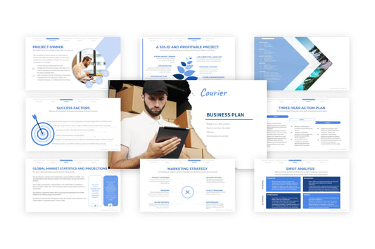 23 data to include in the business plan of your courier service company
