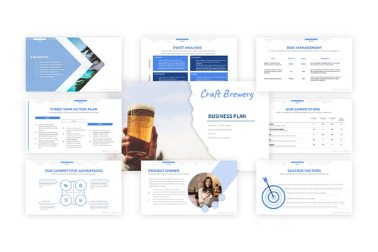 A free sample of a craft brewery project presentation