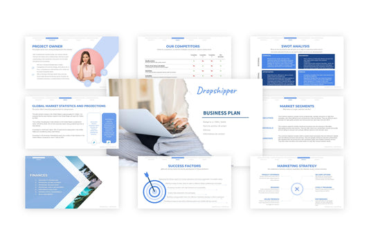 A free sample of a dropshipping project presentation
