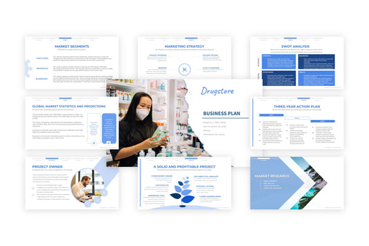 A free sample of a drugstore project presentation