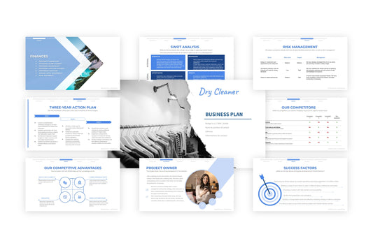 A free sample of a dry cleaning project presentation