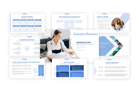 A free sample of an executive assistant project presentation