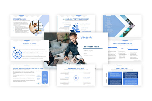 A free sample of a fintech project presentation