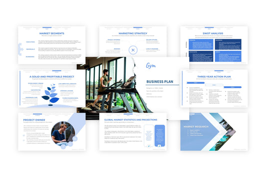 A free sample of a gym project presentation