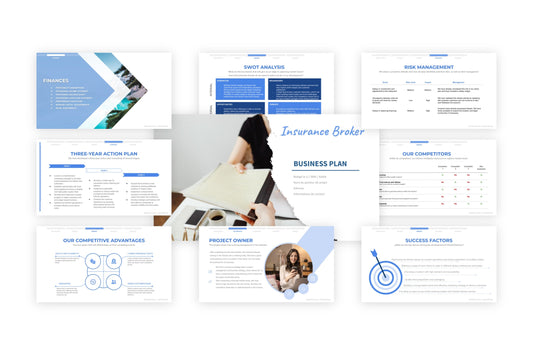 A free sample of an insurance brokerage project presentation