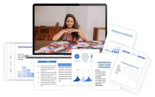 What is the profit margin of an interior designer?