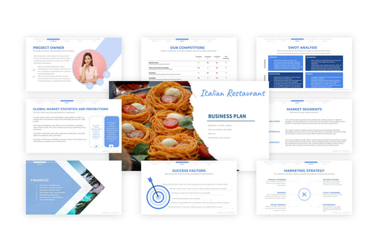 23 data to include in the business plan of your Italian restaurant