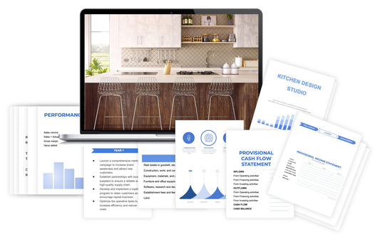 Kitchen design studio: average revenue, profit and margins