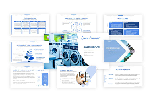 A free sample of a laundromat project presentation