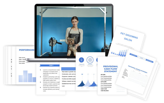 What is the average ticket size for a pet grooming salon?