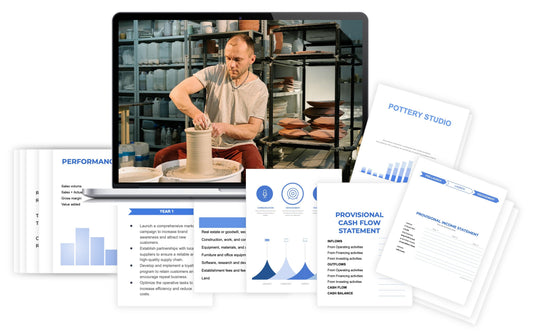 What is the membership revenue for a pottery studio?