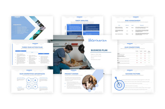 23 data to include in the business plan of your veterinarian practice