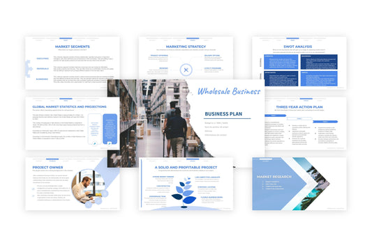 A free sample of a wholesale business project presentation