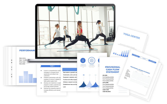 What is the average cost per class at a yoga center?