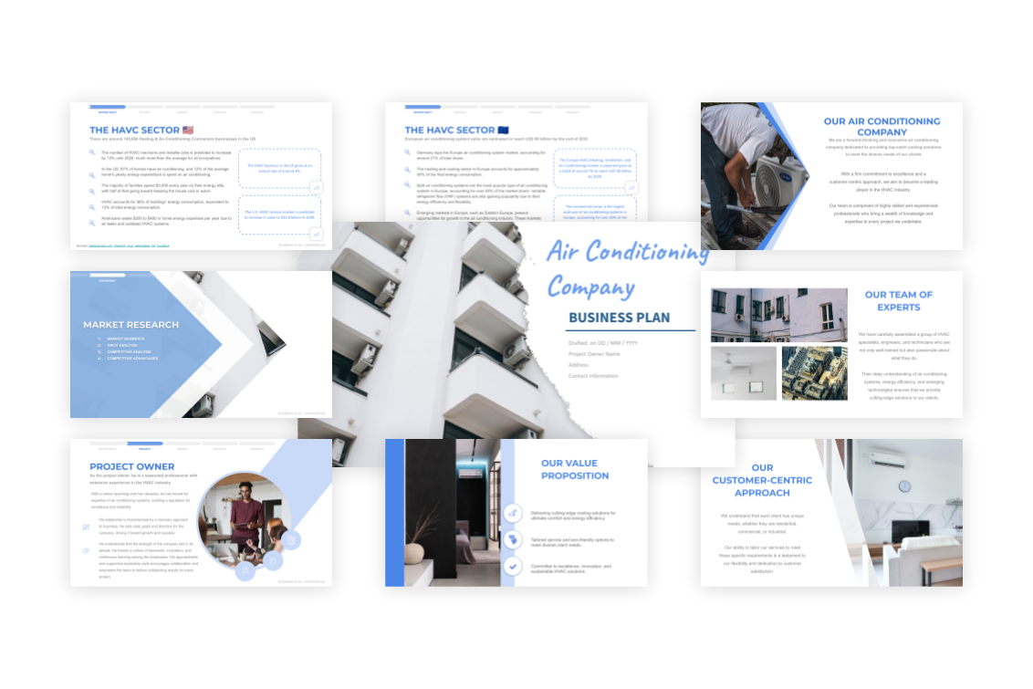 sample business plan for air conditioning company