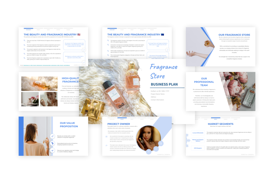 Fragrance Store Business Plan